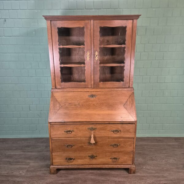 Secretary Biedermeier 1880 Oak - Image 2