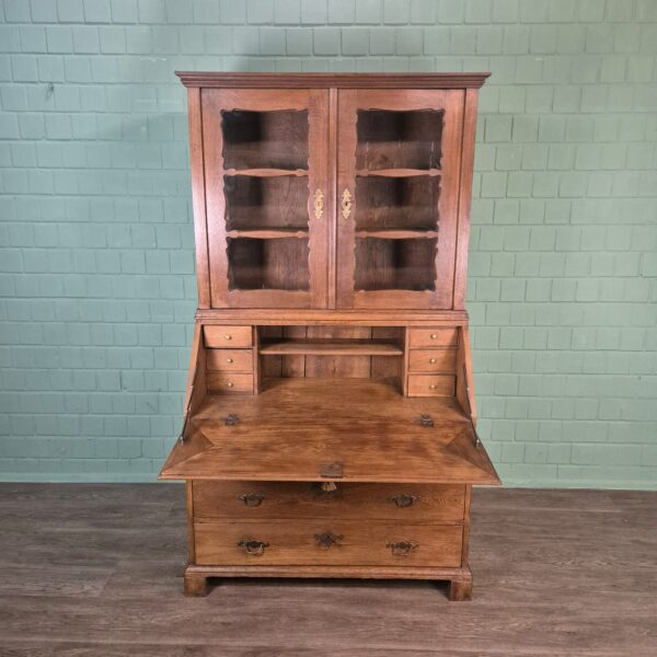 Secretary Biedermeier 1880 Oak - Image 5