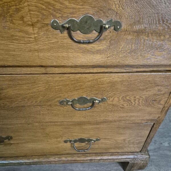 Secretary Biedermeier 1880 Oak - Image 10
