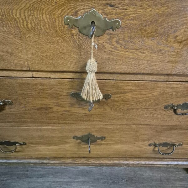 Secretary Biedermeier 1880 Oak - Image 11