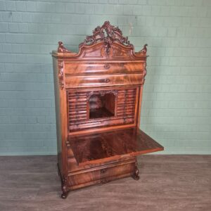 Secretary Biedermeier 1860 Mahogany