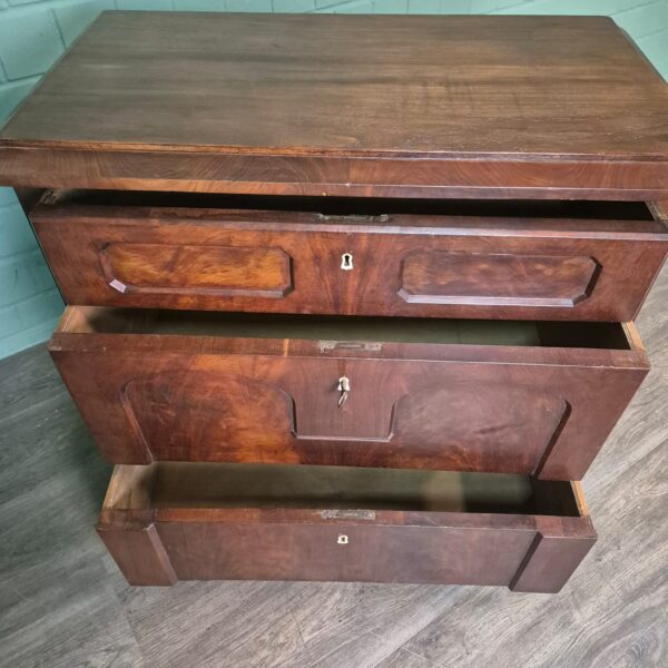 Chest of Drawers Biedermeier 1810 Mahogany - Image 10