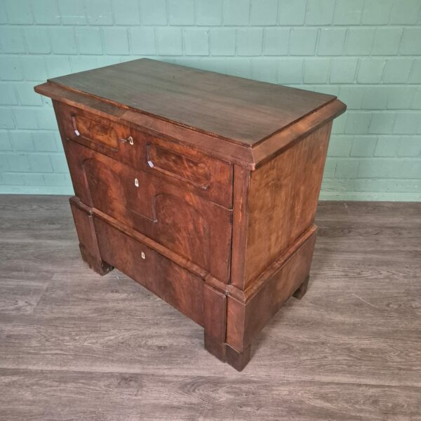 Chest of Drawers Biedermeier 1810 Mahogany - Image 4