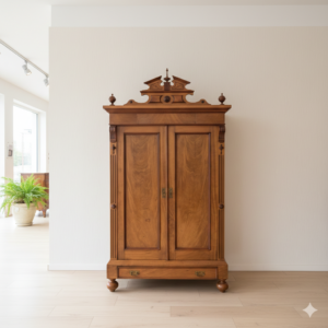 Wardrobe Gründerzeit 1880 Mahogany