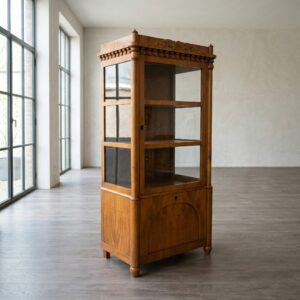 Display Cabinet Biedermeier 1820 Cherry Wood