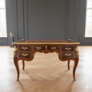 Desk Walnut Baroque Style 1,35 m x 0,75 m