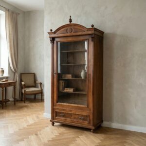 Display Cabinet Jugendstil 1900 Walnut