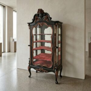 Display Case Biedermeier 1850 Veneer