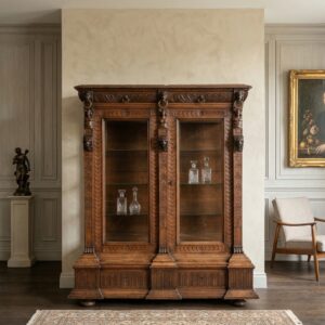 Display Case Gründerzeit 1880 Oak