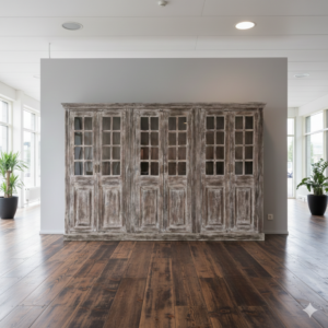 Display Cabinet Solid Wood 3,26 m