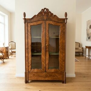 Display Case Louis Philippe 1860 Mahogany