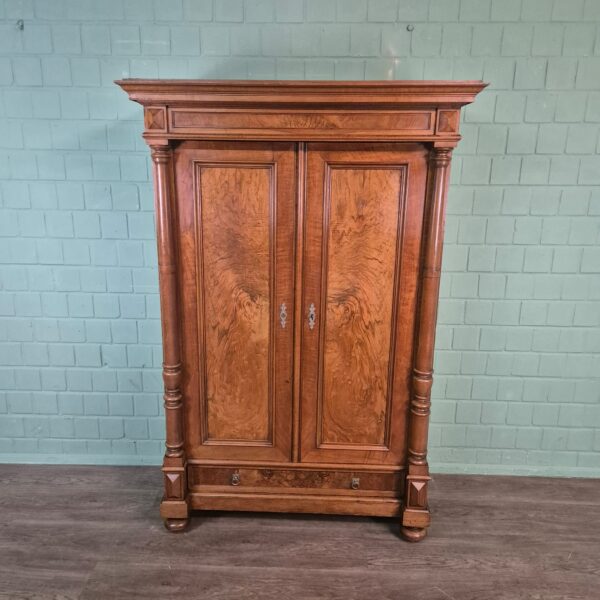 Wardrobe Gründerzeit 1880 Walnut - Image 2