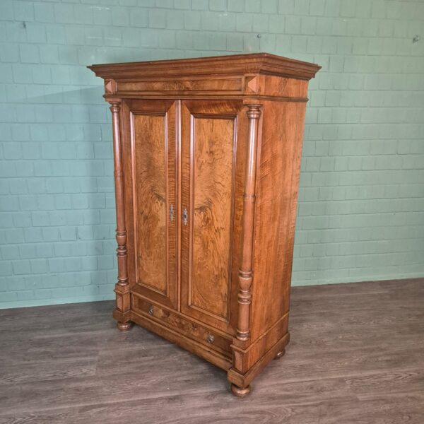 Wardrobe Gründerzeit 1880 Walnut - Image 4