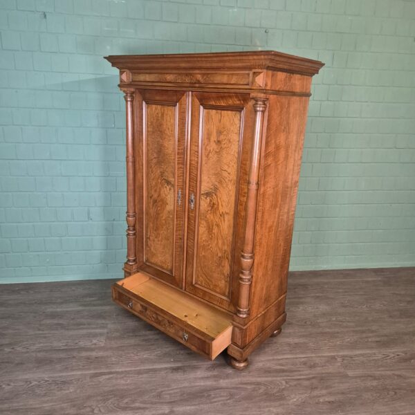 Wardrobe Gründerzeit 1880 Walnut - Image 12