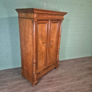 Wardrobe Gründerzeit 1880 Walnut
