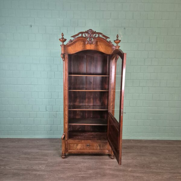 Display Cabinet Louis Philippe 1860 Mahogany - Image 8