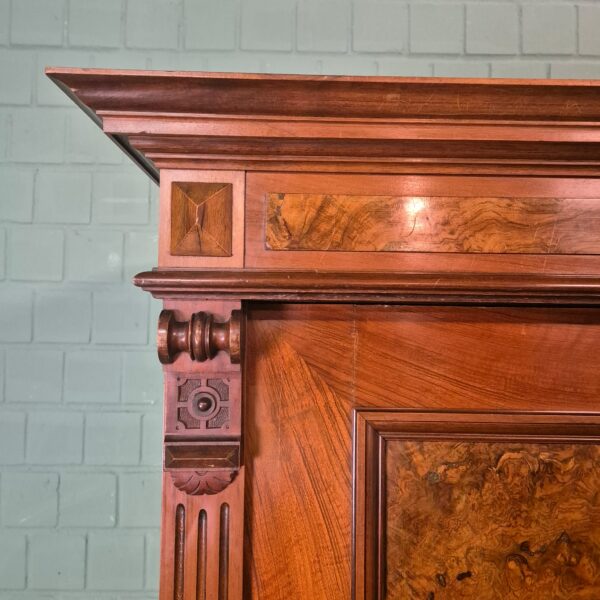 Wardrobe Gründerzeit 1880 Walnut - Image 5