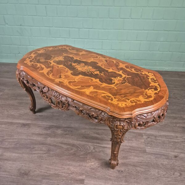 Coffee Table Walnut Neo-baroque - Image 5