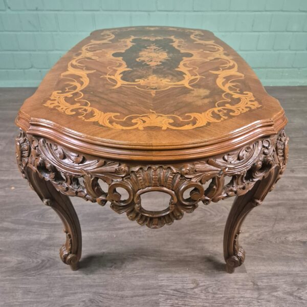 Coffee Table Walnut Neo-baroque - Image 6