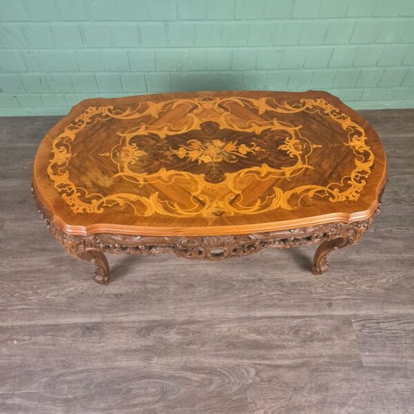 Coffee Table Walnut Neo-baroque - Image 3