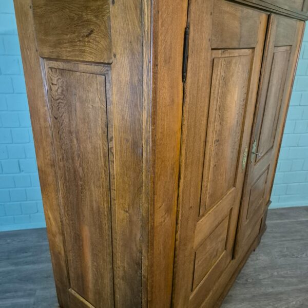 Wardrobe Biedermeier 1820 Oak - Image 4