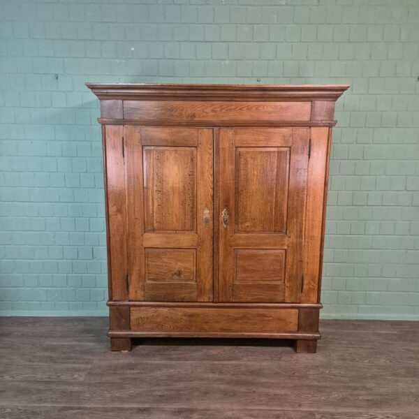 Wardrobe Biedermeier 1820 Oak - Image 2