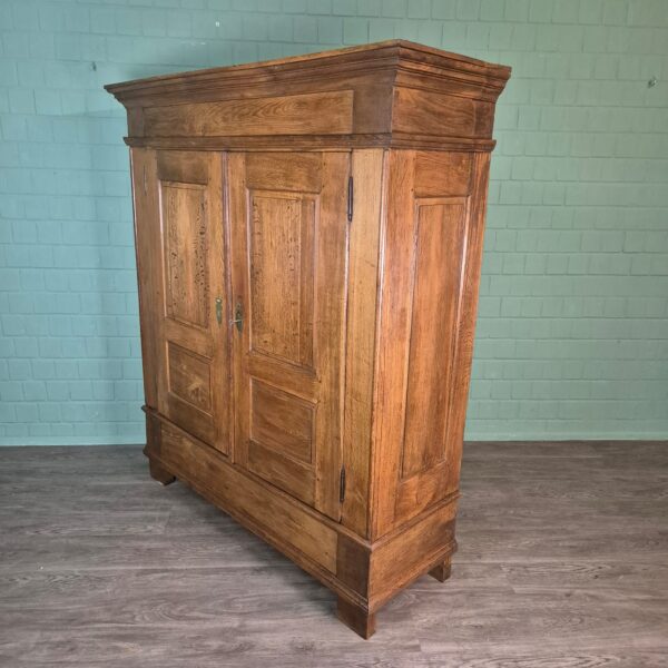 Wardrobe Biedermeier 1820 Oak - Image 3