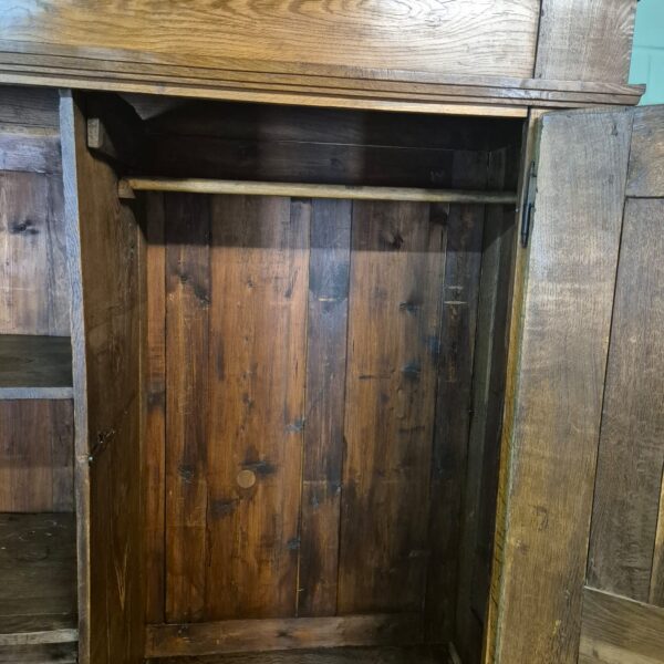 Wardrobe Biedermeier 1820 Oak - Image 11