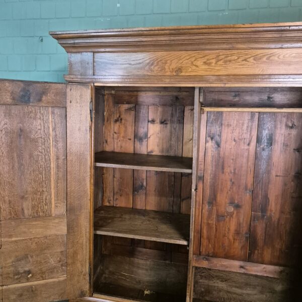 Wardrobe Biedermeier 1820 Oak - Image 10