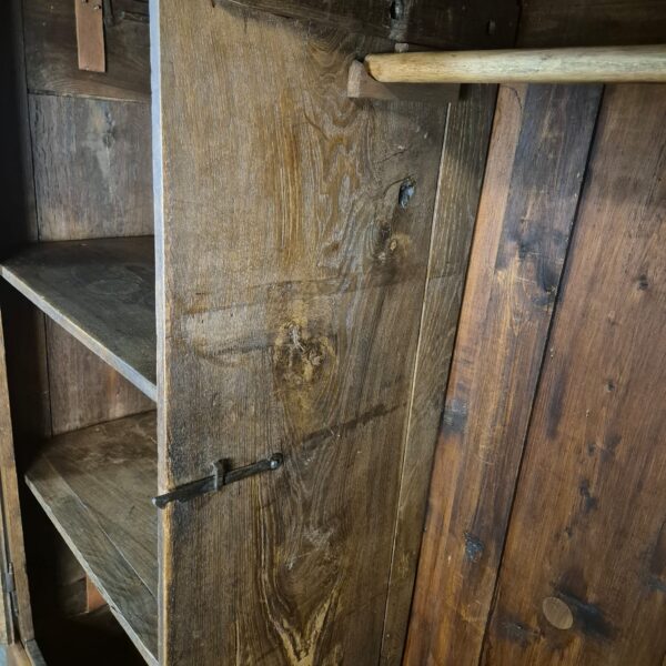 Wardrobe Biedermeier 1820 Oak - Image 12