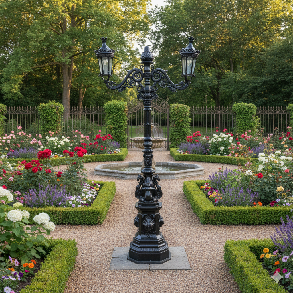 Cast Iron Lantern Black 3.00 m - Image 2