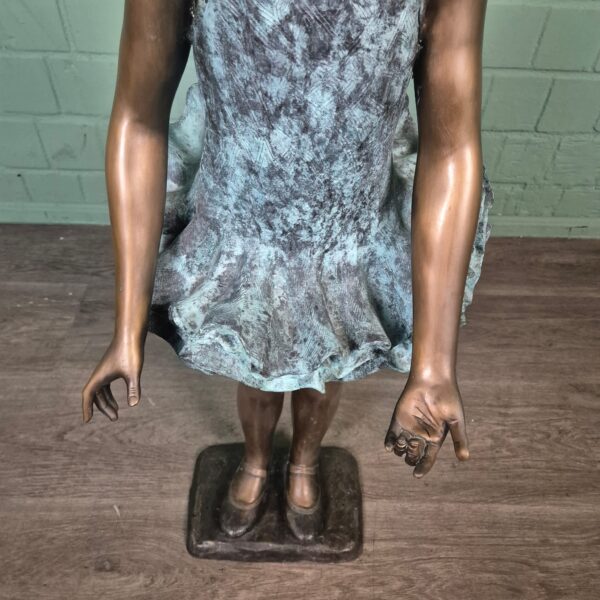 Statue Girl Ballet Bronze 1,02 m - Image 9