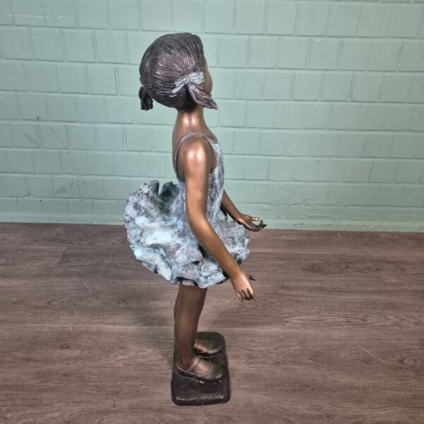 Statue Girl Ballet Bronze 1,02 m - Image 4