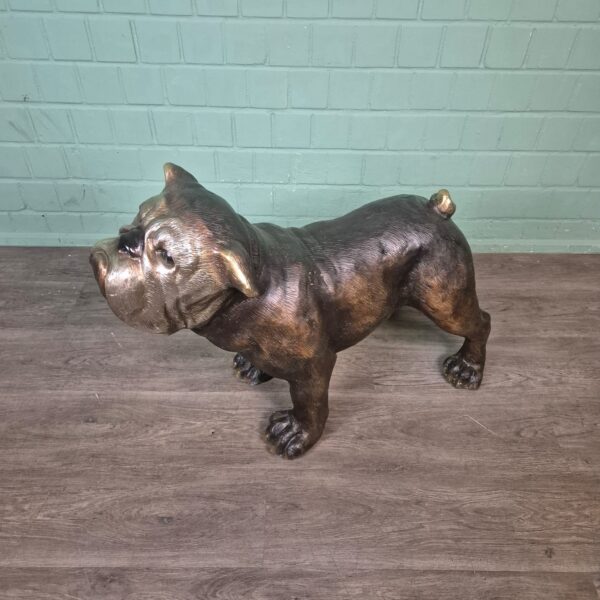 Statue Dog Bulldog Bronze 0,72 m - Image 5