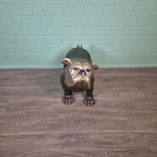 Statue Dog Bulldog Bronze 0,72 m - Image 4