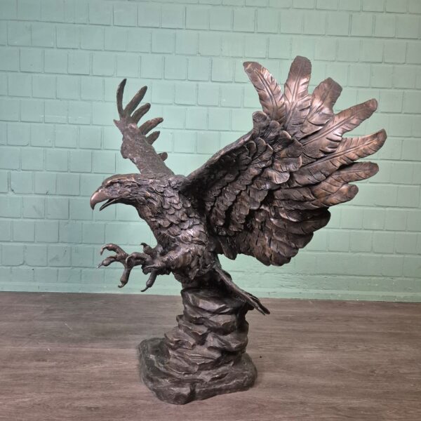 Statue Eagle Bronze 1,03 m - Image 3