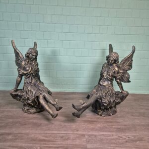 Set Statues Elves Bronze 0,88 m