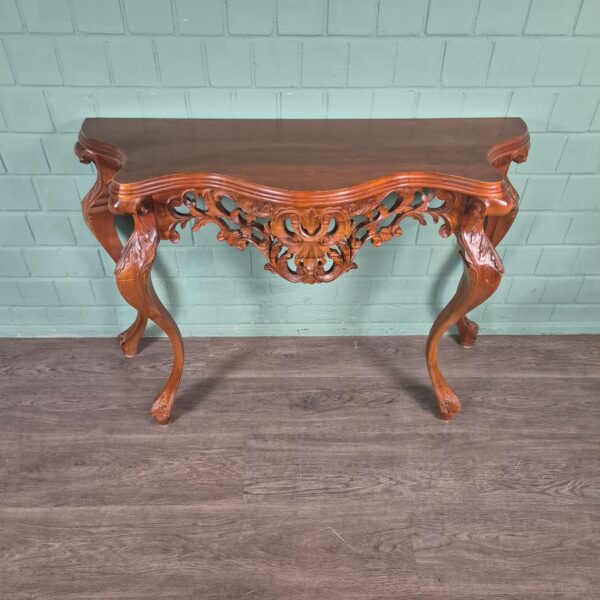 Side Table Neo-baroque Mahogany - Image 2