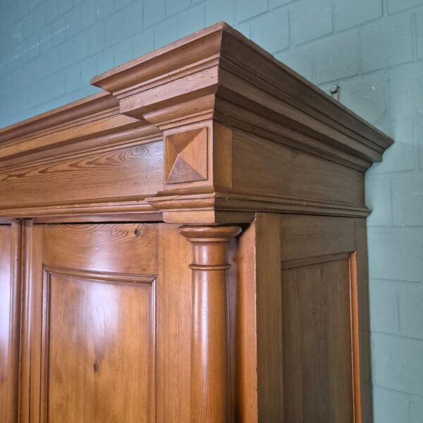 Wardrobe Gründerzeit 1880 Pine - Image 9