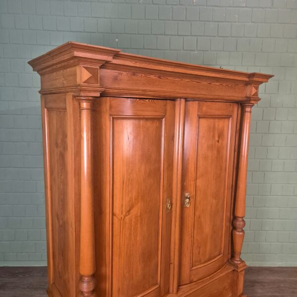 Wardrobe Gründerzeit 1880 Pine - Image 3