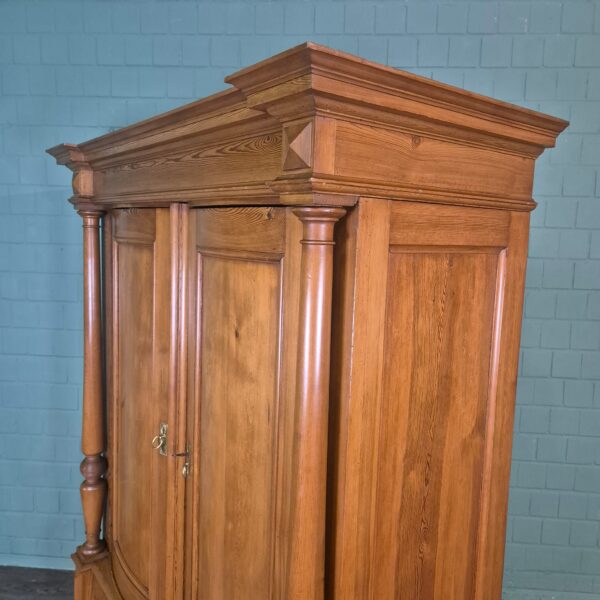 Wardrobe Gründerzeit 1880 Pine - Image 8