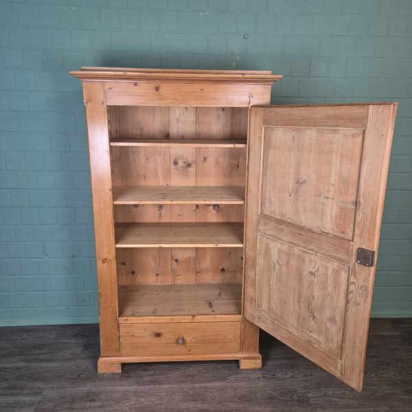 Wardrobe Biedermeier 1850 Pine - Image 6