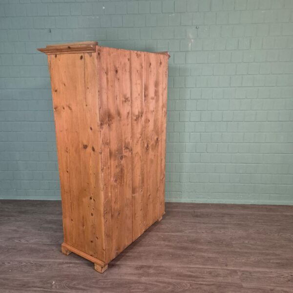 Wardrobe Biedermeier 1850 Pine - Image 10
