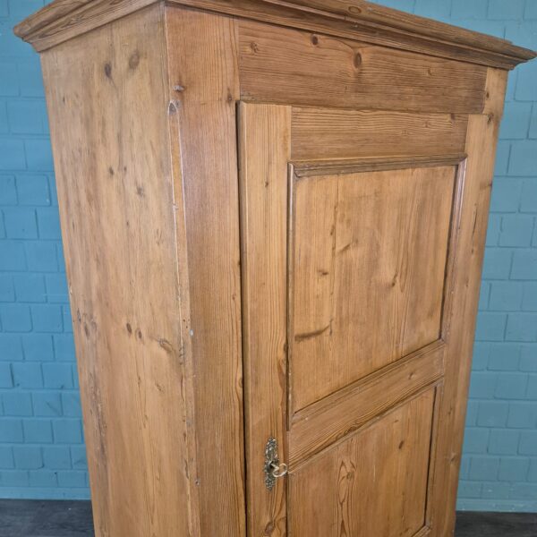 Wardrobe Biedermeier 1850 Pine - Image 5