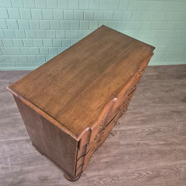 Chest of Drawers Baroque 1770 Oak - Image 6