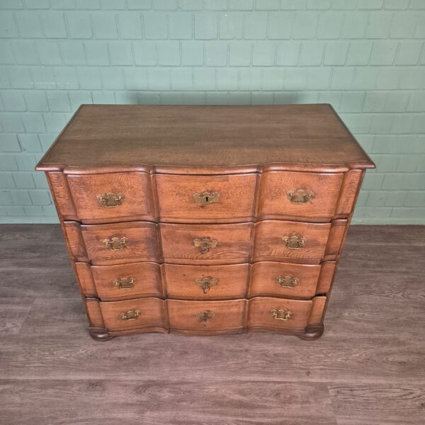 Chest of Drawers Baroque 1770 Oak - Image 2
