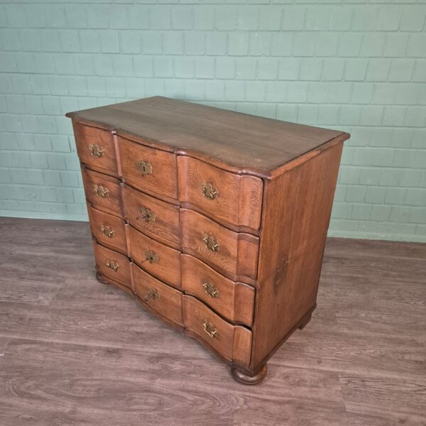 Chest of Drawers Baroque 1770 Oak - Image 3