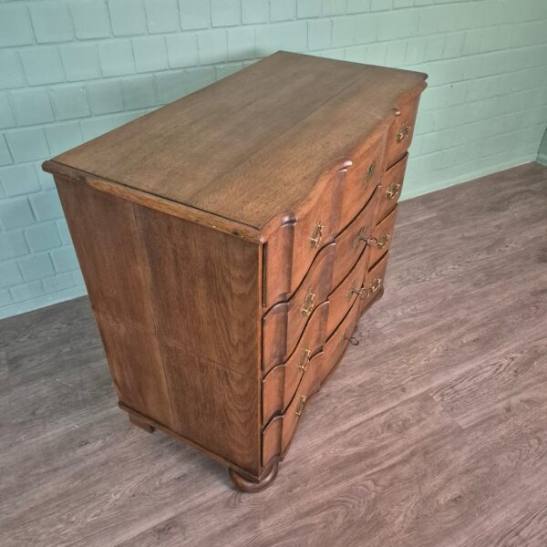 Chest of Drawers Baroque 1770 Oak - Image 5