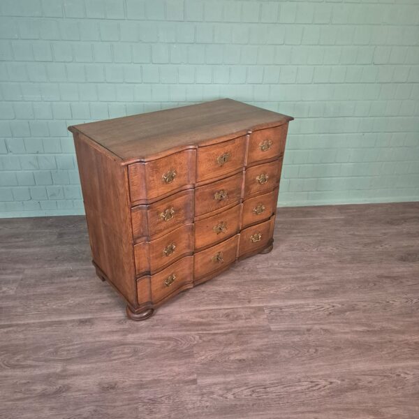 Chest of Drawers Baroque 1770 Oak - Image 4