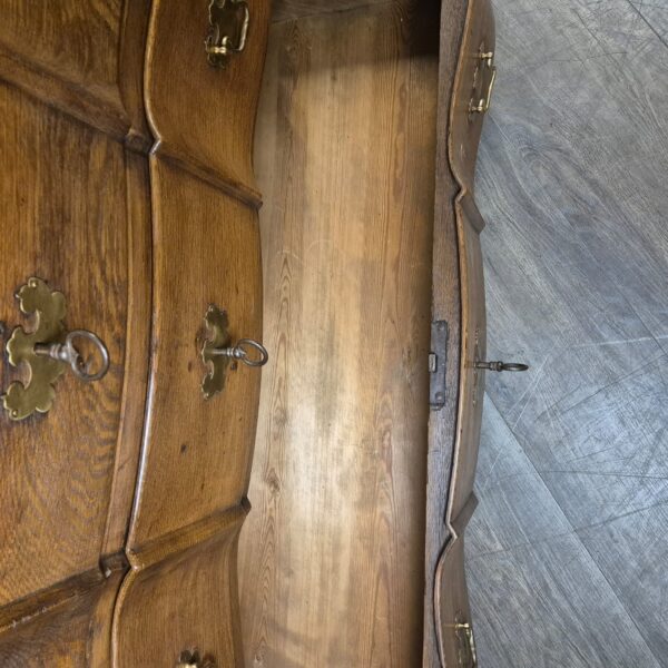 Chest of Drawers Baroque 1770 Oak - Image 14
